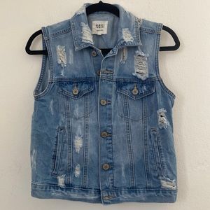 Almost famous denim jean jacket
